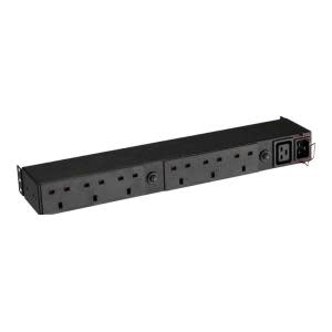 Eaton EFLX6B power distribution unit (PDU) 1U Black 6 AC outlet(s)