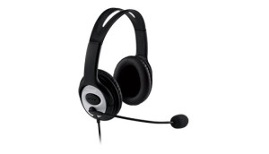 Microsoft LifeChat LX-3000, JUG-00014, Binaural, 1.981 m, Wired Stereo Black Headset