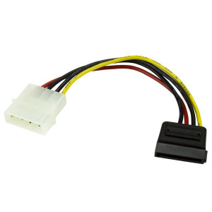 Startech 6in 4 Pin LP4 to SATA Power Cable Adapter SATA Cable
