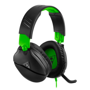 Turtle Beach Recon 70x Gaming Headset for Xbox One, Xbox Series X, PS5, PS4, Switch, PC - Black & Green Wired Black, Green Gaming Headset