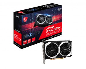 MSI RADEON RX 6500 XT MECH 2X 4G OC graphics card AMD 4 GB GDDR6 Graphics Card
