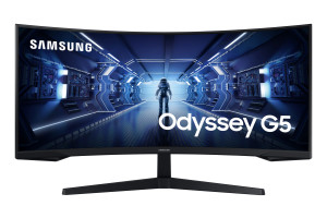 Samsung G55T 86.4 cm (34") UltraWide Quad HD 165 Hz VA Monitor
