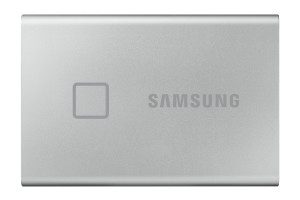 Samsung Portable SSD T7 Touch 1TB - Silver 1000 GB USB Type-C Silver Portable SSD