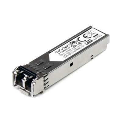 StarTech.com MSA Uncoded Compatible SFP Module - 1000BASE-SX - 1GbE Multi Mode Fiber (MMF) Optic Transceiver - 1GE Gigabit Ethernet SFP - LC 550m - 850nm - DDM (SFP1000SXST), SFP1000SXST, Network Transceiver Module