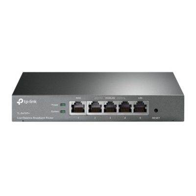 TP-LINK TL-R470T+ wired router Fast Ethernet Black
