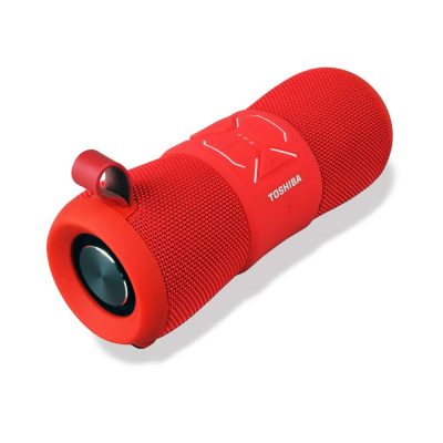 Toshiba Sonic Blast Portable Bluetooth Speaker (Red)
