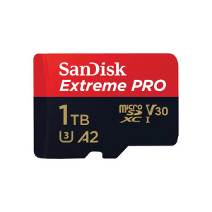 Sandisk Extreme PRO 1000 GB MicroSDXC Class 3 (U3) V30 A2 Memory Card