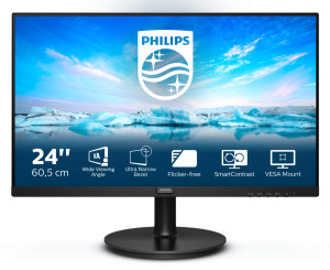 Philips 241V8LA/00 23Inch Full HD 75 Hz LED Monitor