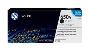 Hewlett Packard 650A Black Original LaserJet Toner Cartridge Black Toner Cartridge