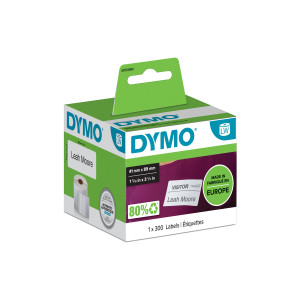 Dymo Small Name Badge Labels- 41 x 89 mm - S0722560 Printer Label