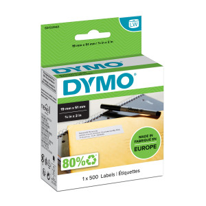 Dymo Multi-Purpose Labels - 19 x 51 mm - S0722550 Printer Label