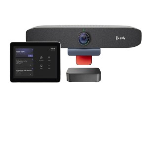 POLY SMALL ROOM KIT STD, UK, 7230-87600-102 Group video conferencing system, 4K Ultra HD, Black