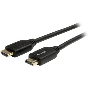 Startech 6ft (2m) Premium Certified HDMI 2.0 Cable with Ethernet - High Speed Ultra HD 4K 60Hz HDMI Cable HDR10 - HDMI Cord (Male/Male