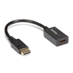 StarTech.com DisplayPort to HDMI Adapter - DP 1.2 to HDMI Video Converter 1080p - DP to HDMI Monitor/TV/Display Cable Adapter Dongle - Passive DP to HDMI Adapter - Latching DP